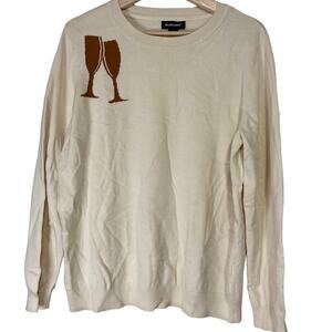 A625912 STUDIO PARK x Alberti Popaj Women's Icon Sweater Champagne L